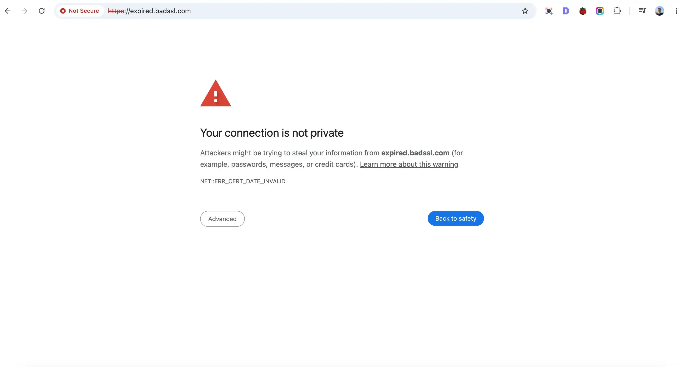 SSL Expired