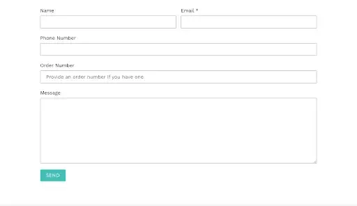 Contact form